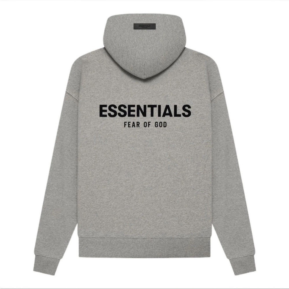 Fear of God Essentials Heather Gray Hoodie
